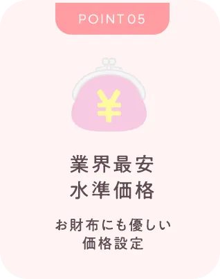 業界最安水準価格